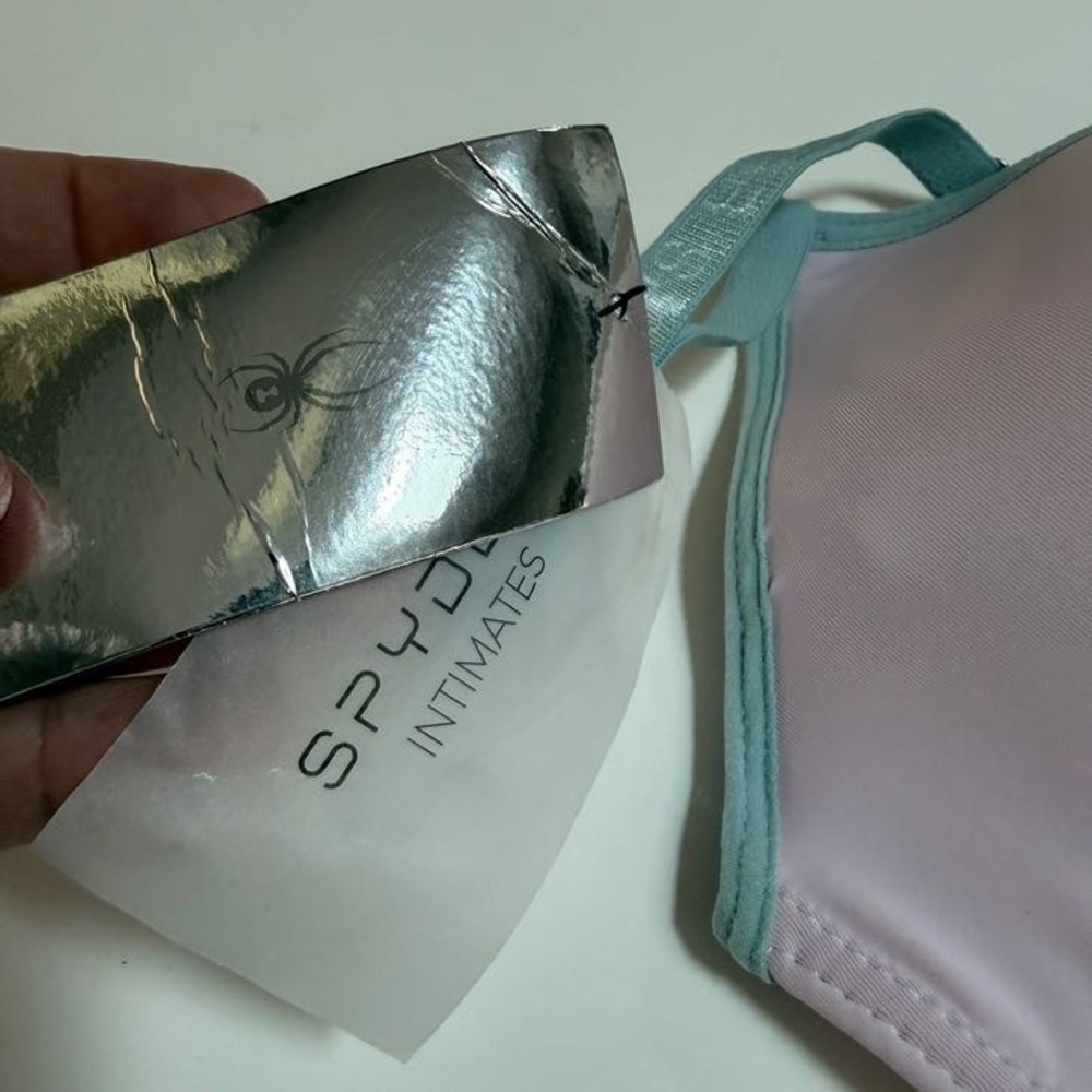 Spyder Intimates Wireless Bra Purple Womens 34C New! - Picture 2 of 5